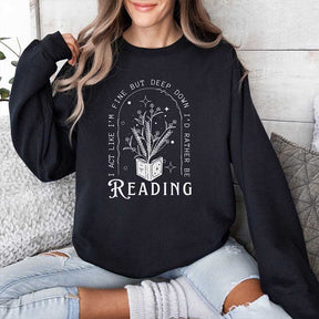 I'd Rather Be Reading Booktok Sweatshirt