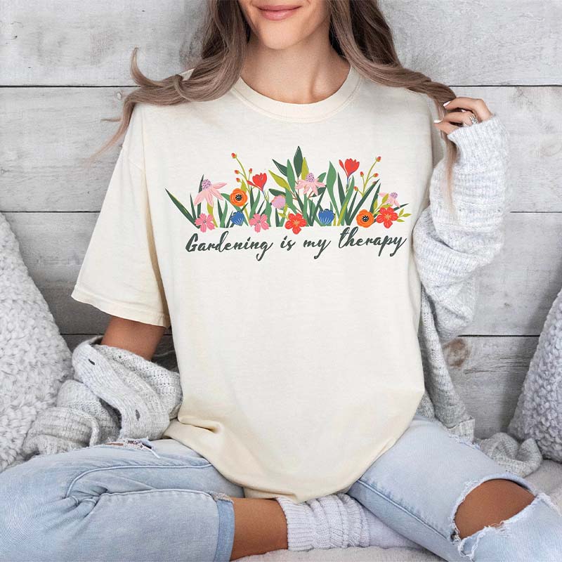 Spring and Summer Floral Gardening T-Shirt