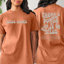 Women's Religious  Jesus Saves T-Shirt