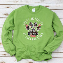 Easily Distracted Dogs And Books Sweatshirt