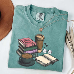 Books And Coffee Teacher Appreciation T-Shirt