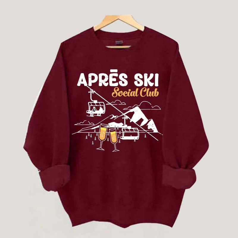 Cocktail Apres Ski Club Sweatshirt