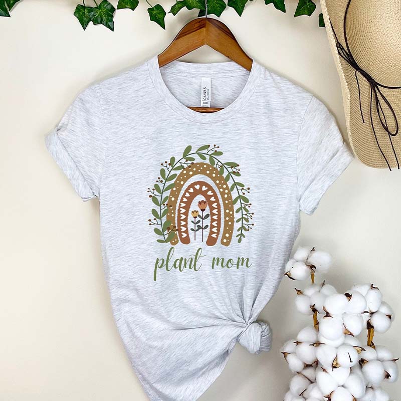 Plant Mom Nature Rainbow T-Shirt