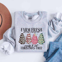 Farm Fresh Christmas Tree Cake Sweatshirt