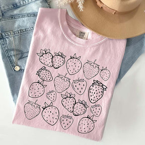 Strawberry Comfort Colors Gardener  T-Shirt