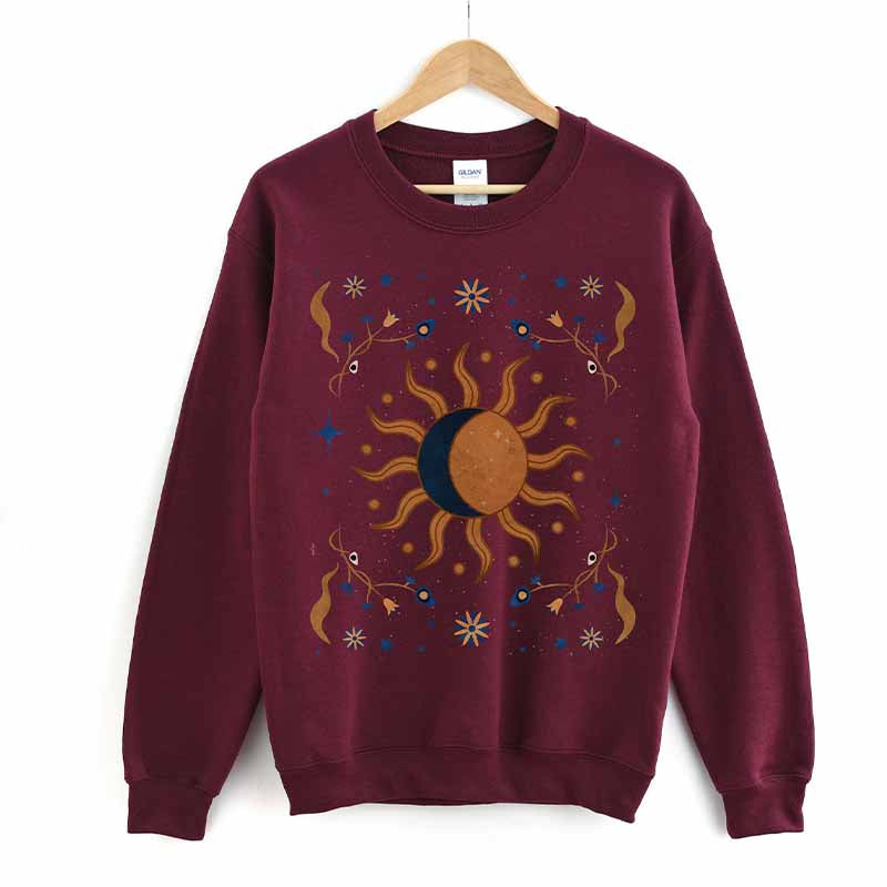 Sun And Moon Vintage Vibe Sweatshirt