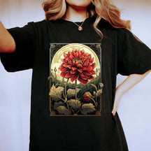 Dahlias Floral Flower Nature T-Shirt