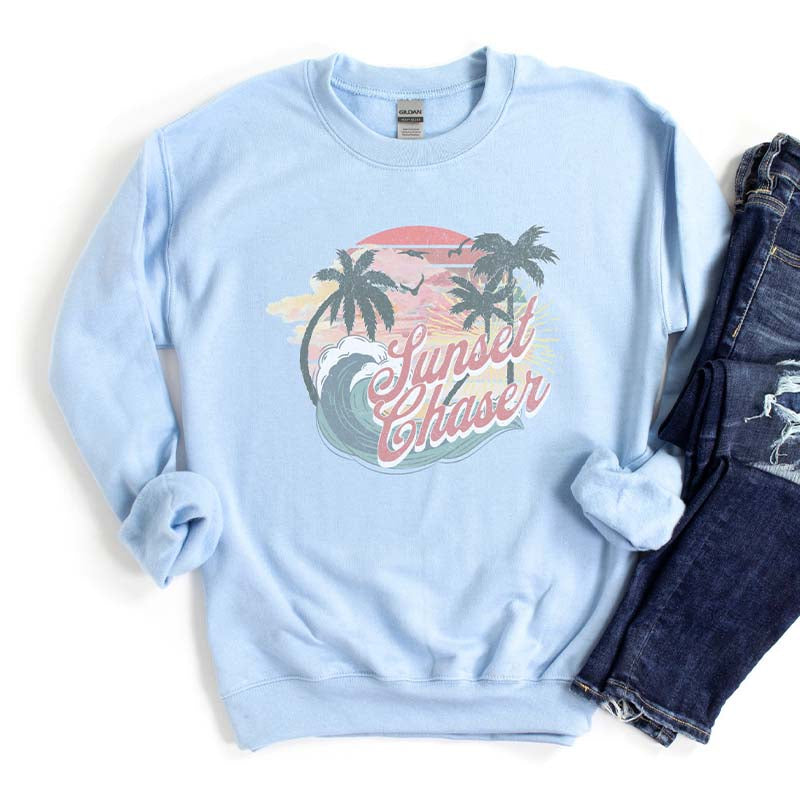 Sunset Chaser Beach Summer Sweatshirt