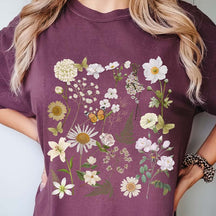 Wildflowers Botanical Nature Lover T-Shirt