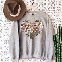 Christmas Heart Sweatshirt