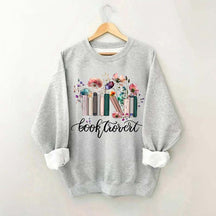 Booktrovert Book Wildflowers Sweatshirt