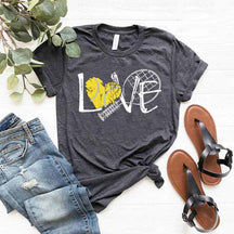 Tennis Coach Gift Love T-Shirt