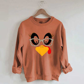 Cute Turkey Fall Thanksgiving Sweatshirt