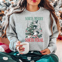 Sorta Merry Sorta Feral Sweatshirt