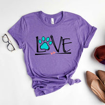 Dog Paw Love Mama T-Shirt