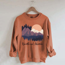 Mountain Outdoor Breathe And Adventure Sweatshirt