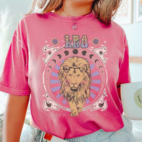 Zodiac Leo Vintage Astrology T-Shirt