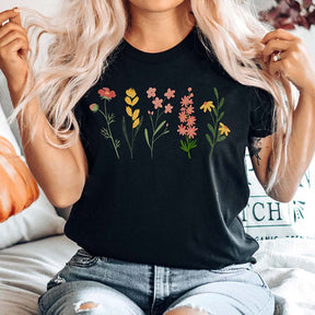 Wild Flowers Ladies Plant Lover T-Shirt