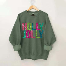 Holly Jolly Printed Sweatshirt