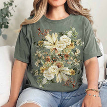 Spring Blossoms Gardening Floral T-Shirt