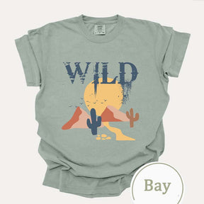 Wild Desert Mountain Western Style T-Shirt