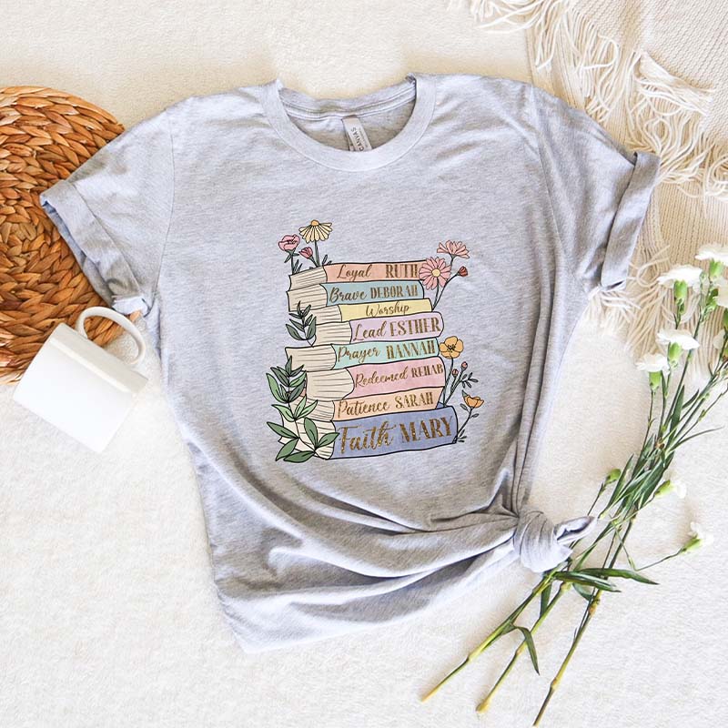 Women Of The Bible Verse Book Lover T-Shirt