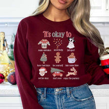 Mental health Christmas Sweatshirt