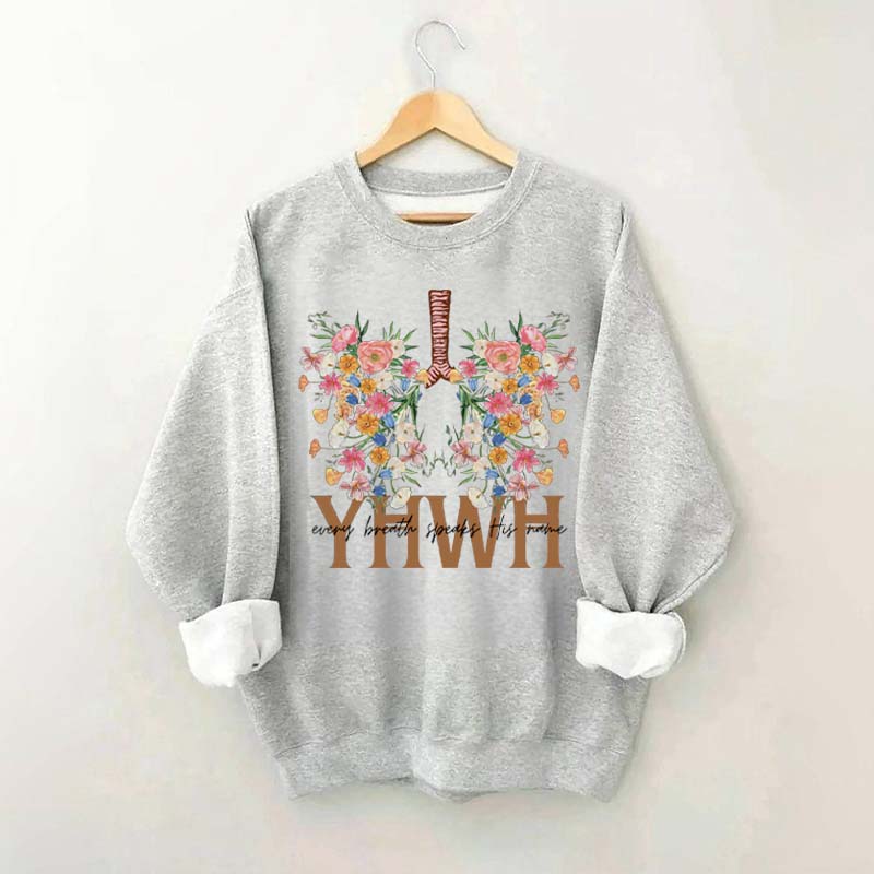 YHWH Flower Sweatshirt