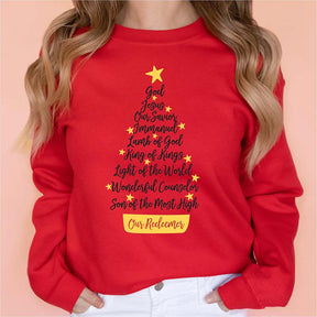 Our Redeemer Christmas Tree Sweatshirt