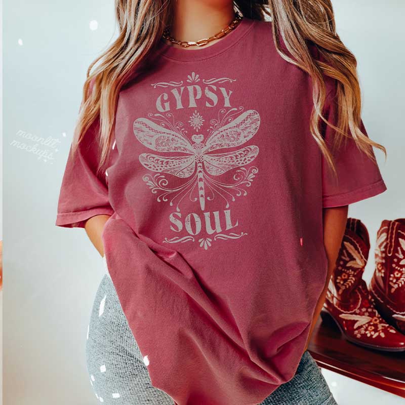 Retro Super Cute Dragonfly Vintage T-Shirt