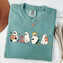 Little Ghosts Reading Books T-Shirt