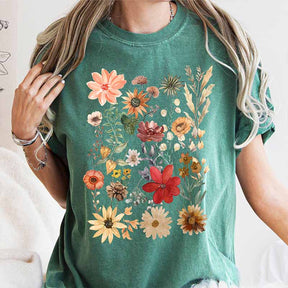 Fall Wildflower Comfort Colors T-Shirt