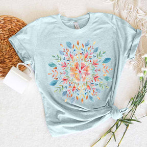 Mandala Floral The Zen Seeker T-Shirt