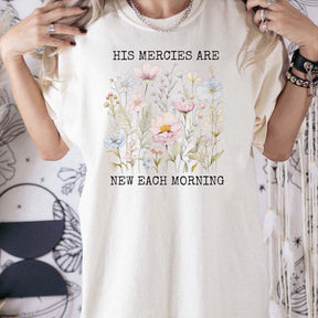 Retro Floral Religious Faith T-Shirt