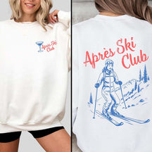 Retro Apres Ski Warm Winter Sweatshirt