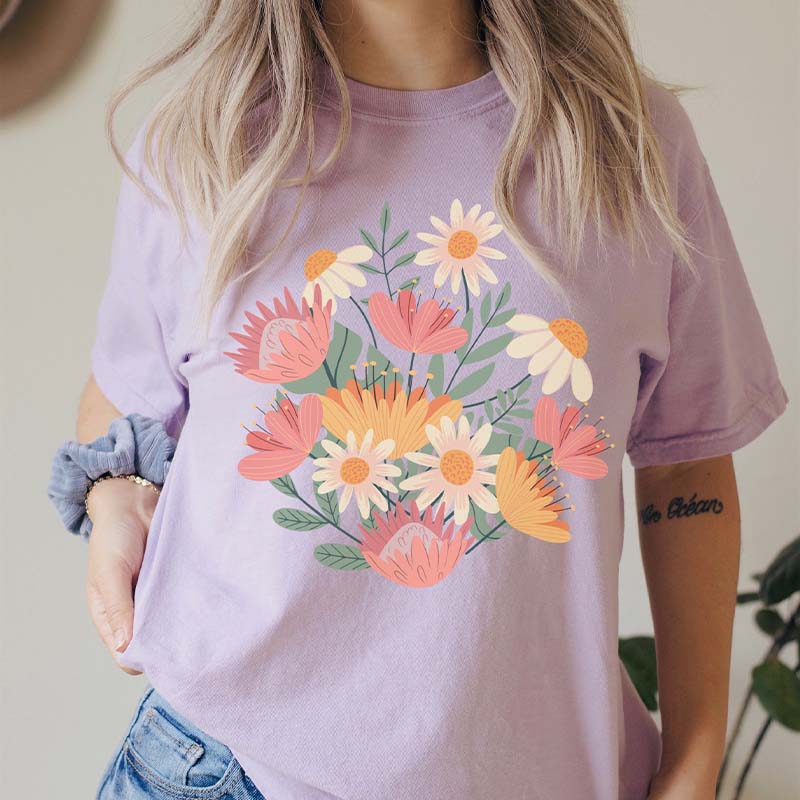 Wild Flowers Best Friend Gift Nature Lover T-Shirt