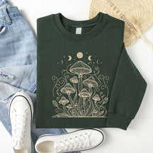 Magic Mushroom Spiritual Moon Sweatshirt