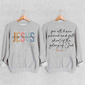 Jesus Women Religious Minimal Sweatshirt