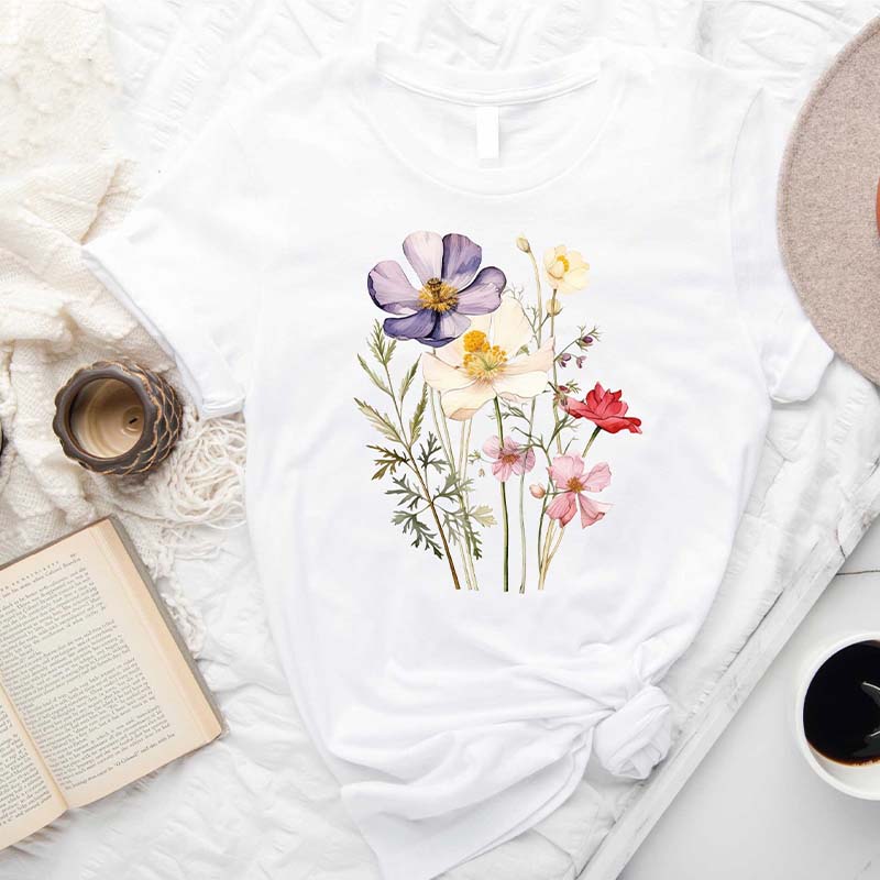 Floral Gifts for Women Botanical T-Shirt