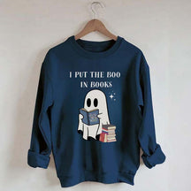 I Put The Boo In Books Sweatshirt