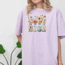 Comfort Colors Floral Bottle Sunflower T-Shirt