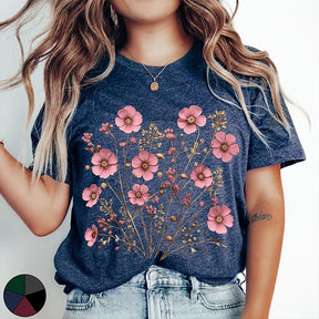 Soft Pink Wildflowers T-Shirt