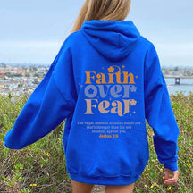 Faith Over Fear Aesthetic Trendy Hoodie