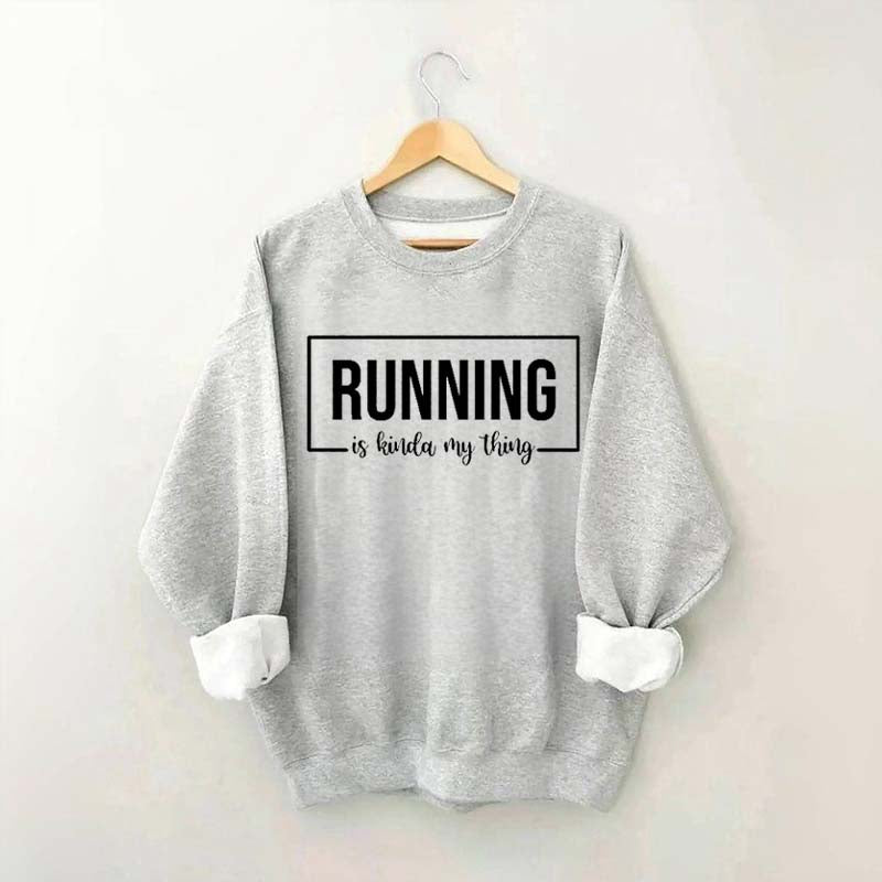 Running Track Funny Sweatshirt