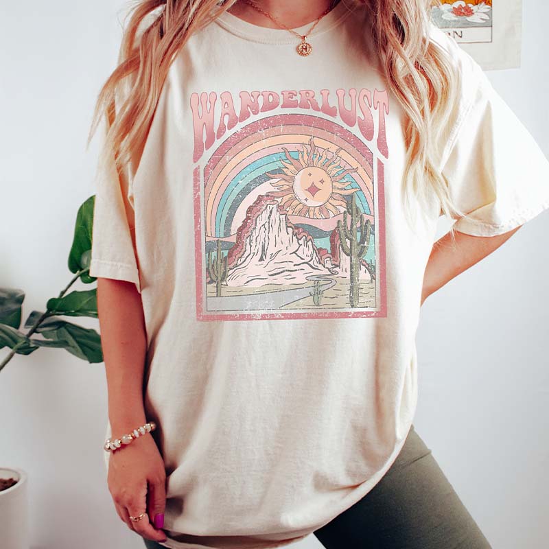 Vintage Inspired Travel Wanderlust T-shirt