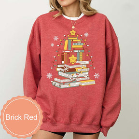 Bookish Christmas Cheer Sweatshirt