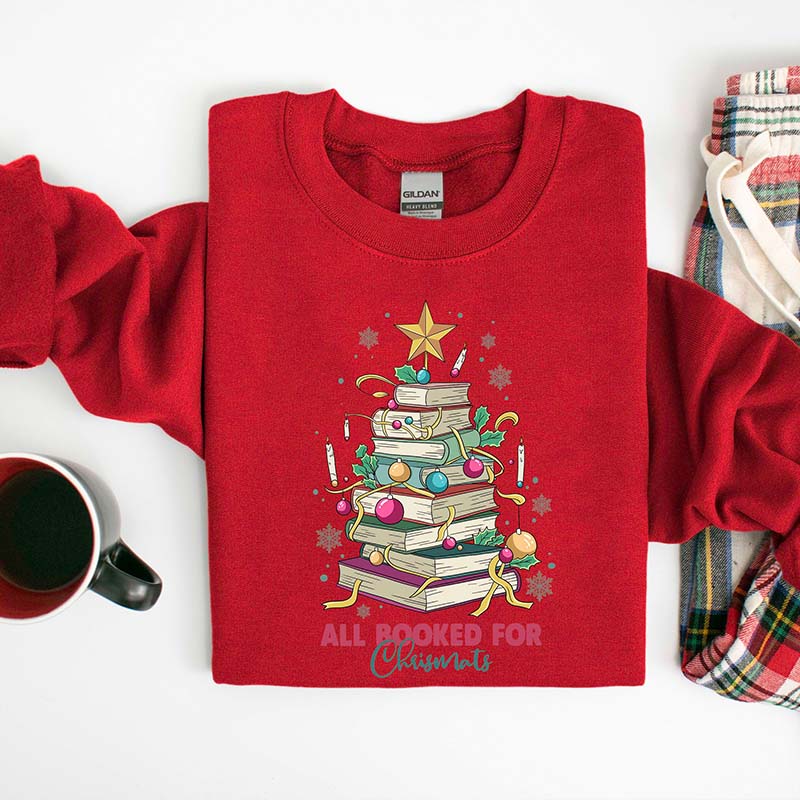 All Booked For Christmas Sweatshirt