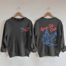 Vintage Style Ski Lodge Sweatshirt