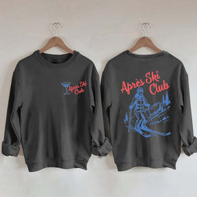 Vintage Style Ski Lodge Sweatshirt