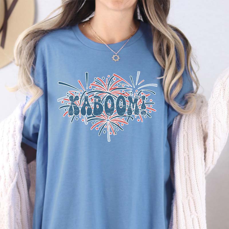 Fireworks Kaboom Funny T-Shirt